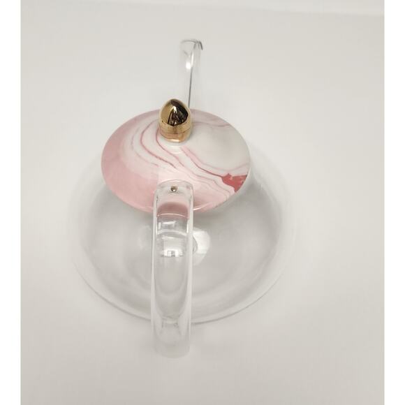 Transparent Mini Teapot And Pink Cups Set - Picture 8 of 10